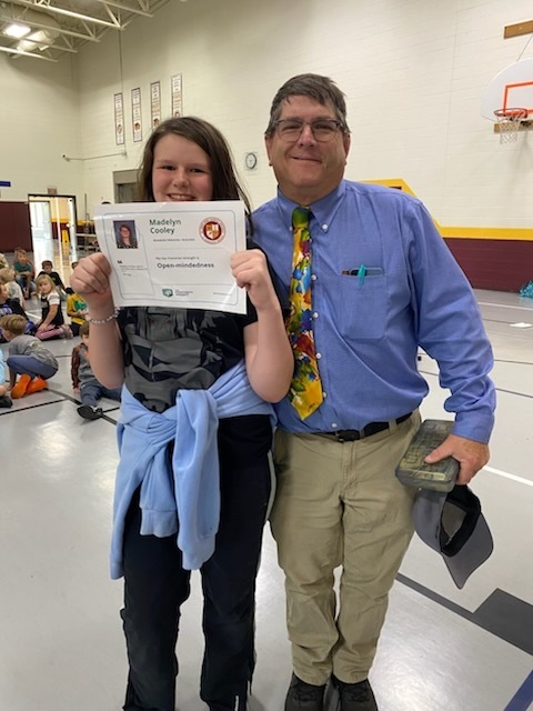 5th Grade: Madelyn Cooley - Nominated by Mr. Bartlett