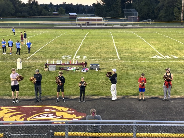 powderpuff football cheerleaders