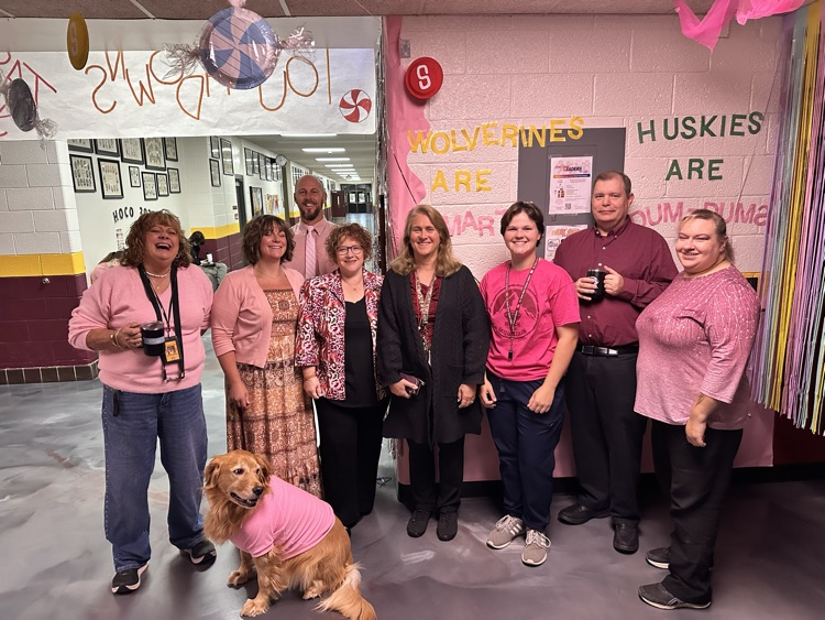 Teachers in pink 
