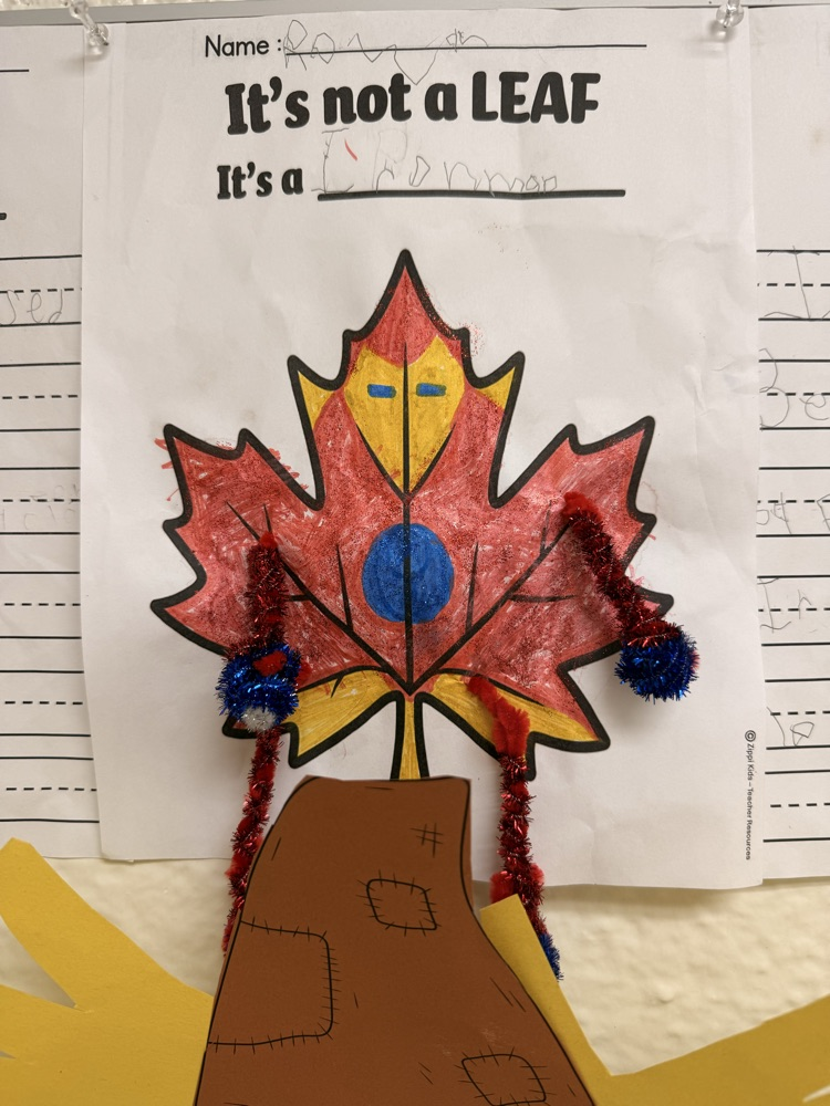 leaf in disguise as Ironman 
