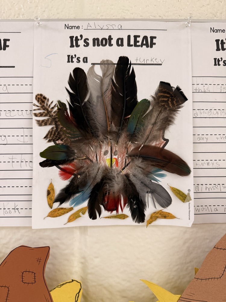 leaf in disguise as a turkey 