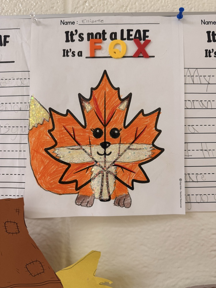 leaf in disguise as a fox