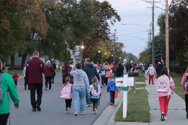people walking on the street