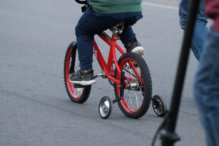 bike with training wheels