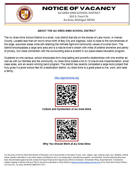Notice of kitchen staff vacancy page 3