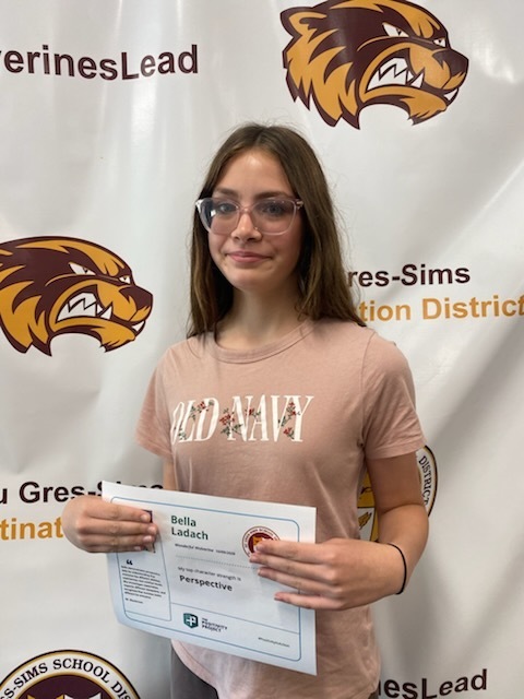 9th Grade: Bella Ladach - Nominated by Mr. Blackmore