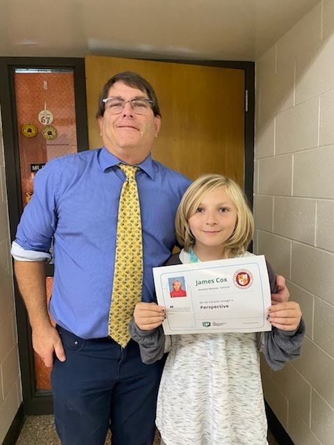 5th Grade: James Cox - Nominated by Mr. Bartlett