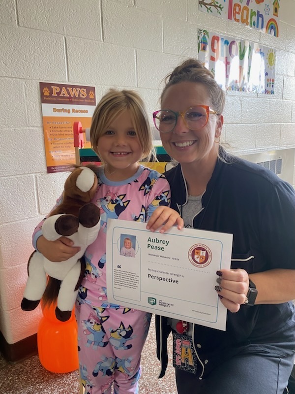 K Grade: Aubrey Pease - Nominated by Mrs. Avram