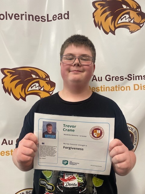 9th Grade: Trevor Crane - Nominated by Mrs. Cardinal