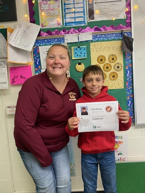 4th Grade: Colt Ruse - Nominated by Mrs. Swaid