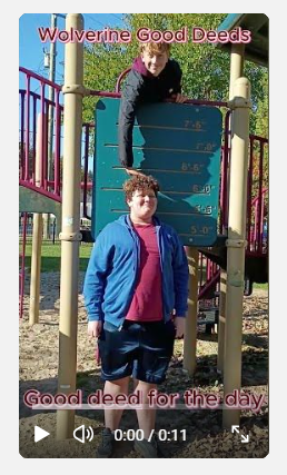students on playground equipment