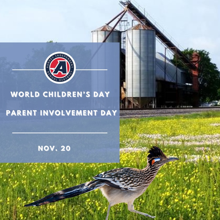 Nov. 20: World Children’s Day Nov. 20: National Parent Involvement Day