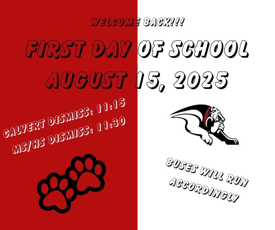 First day of school