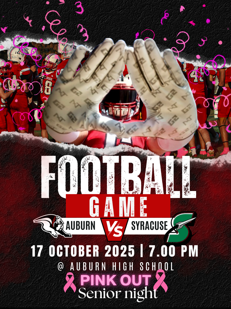 Blue and Black Modern American Football Tournament Poster