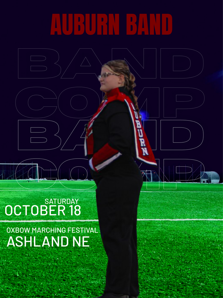 Cartel Anuncio Final Copa de Fútbol Moderno Verde Naranja