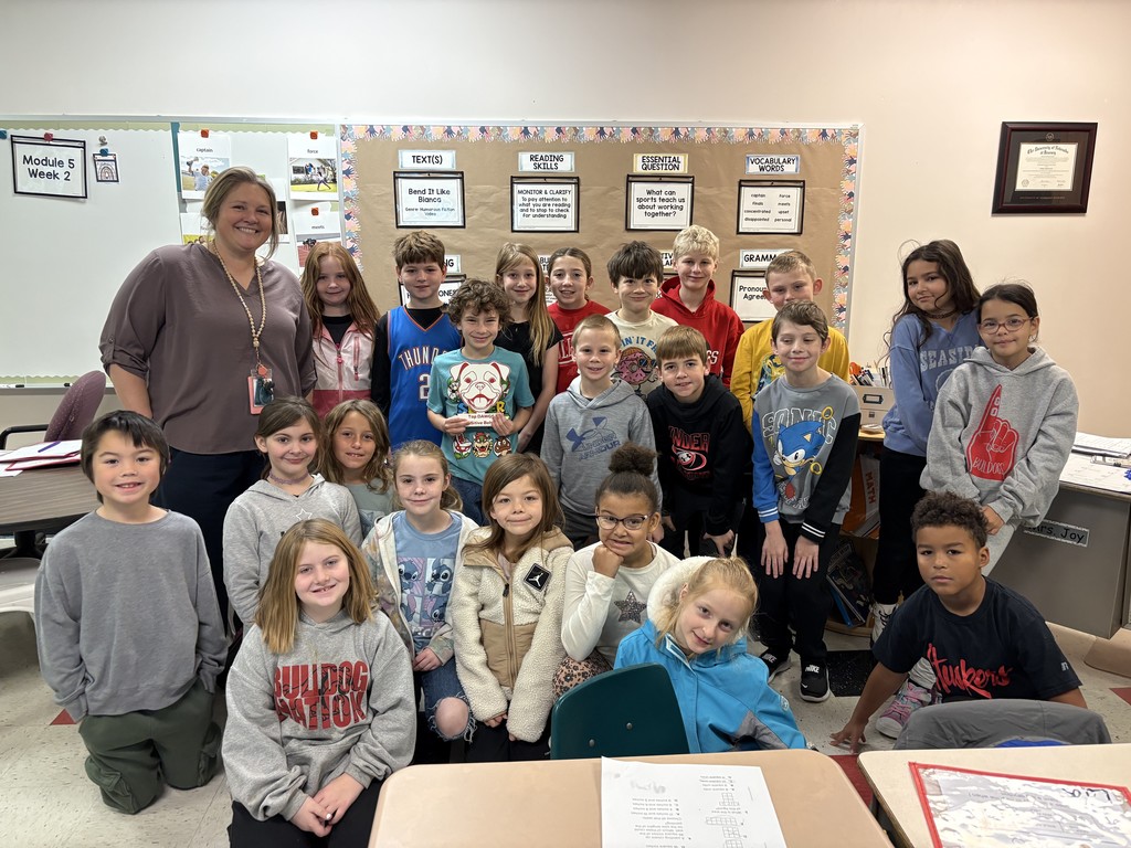 Congratulations to Mrs. Joy's 3rd grade class for earning the PBiS Traveling Trophy! They led the school by earning the most PAWS cards last week. Well done!