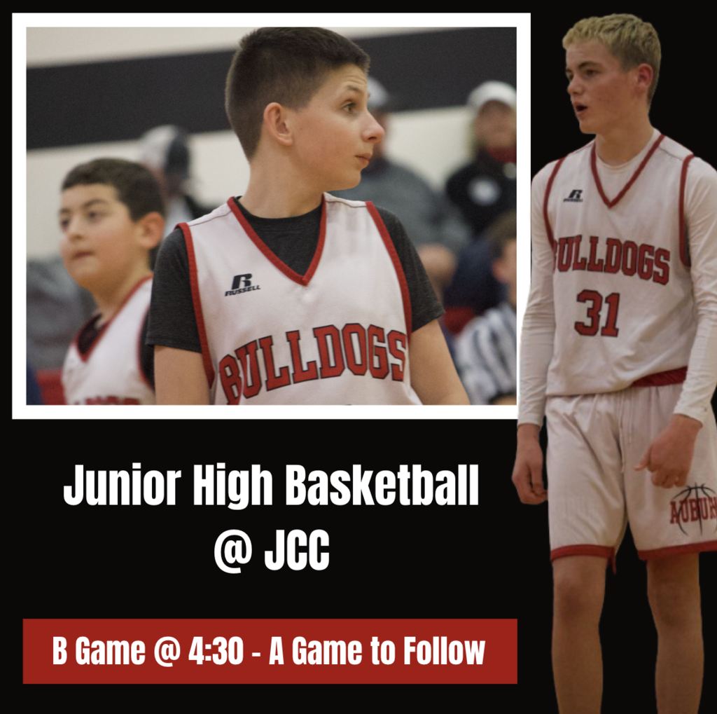 B Game @ 4:30 - A Game to Follow Junior High Basketball @ JCC