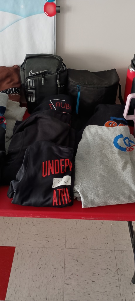 sweatshirts and lunch boxes