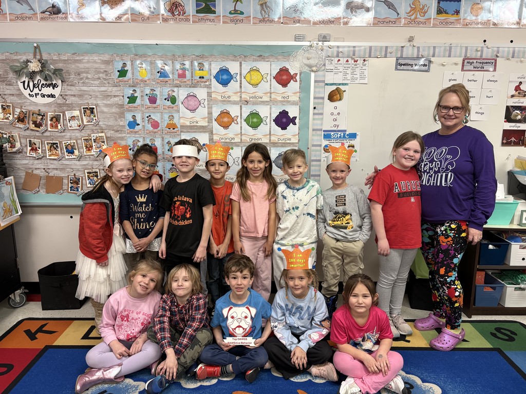 Congratulations to Mrs. Stickell’s first-grade class on earning the PBIS Traveling Trophy this week! 🎉 This class received the highest number of PAWS cards!