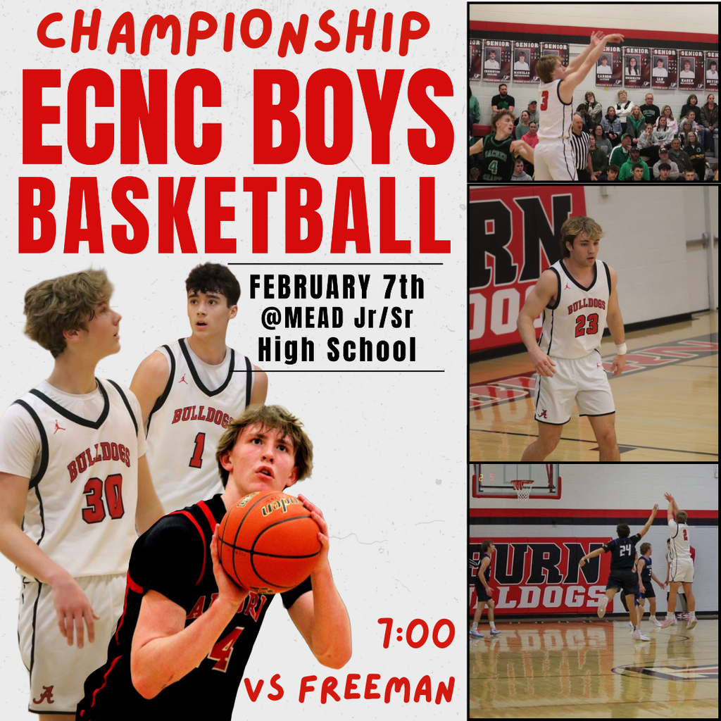 ECNC BOYS BASKETBALL FEBRUARY 7th @MEAD Jr/Sr High School CHAMPIONSHIP 7:00 vs freeman