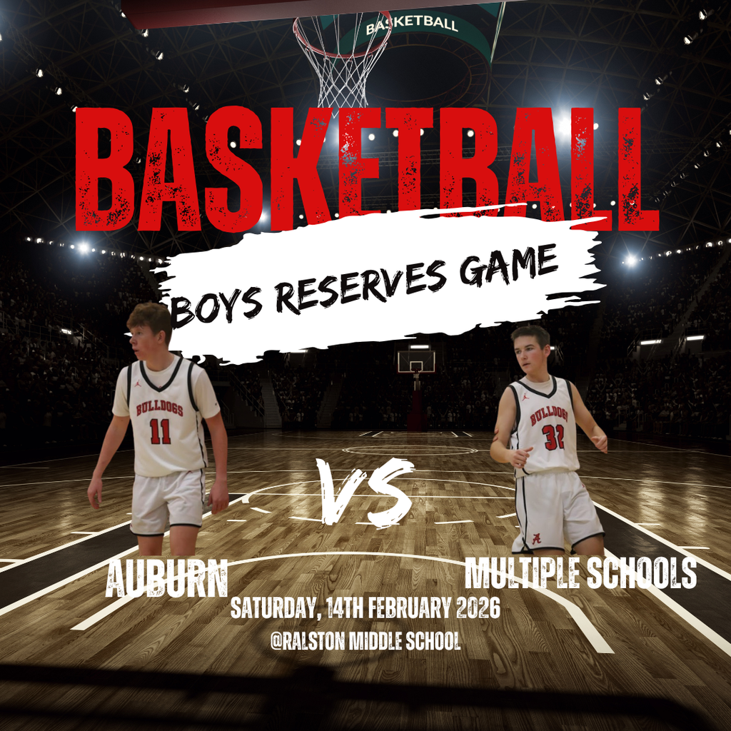 basketball boys reserves game auburn vs multiple schools satruday 14th february 2026 @ ralston middle school