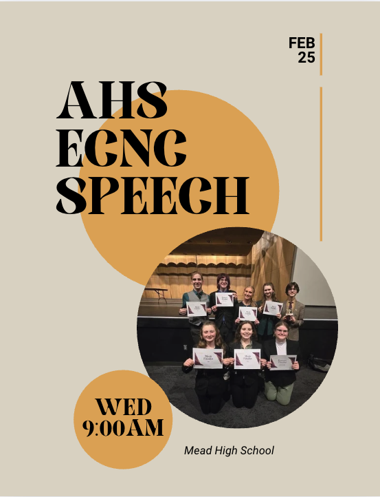 AHS ECNC Speech 9:00am FEB 25 Wednesday 