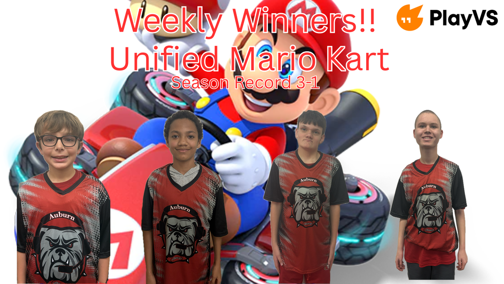 Unified Mario Kart Team Weekly Winners!!