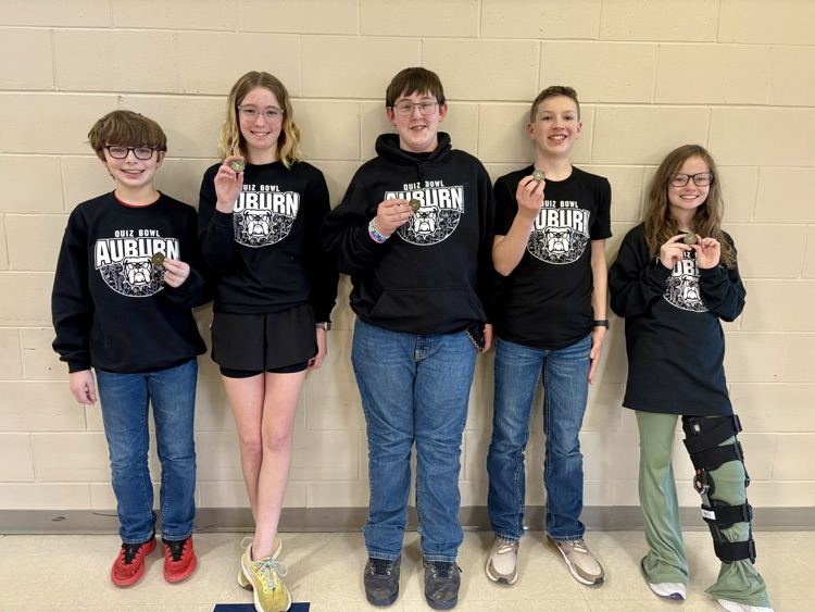 The 7th grade team were ECNC Champions.