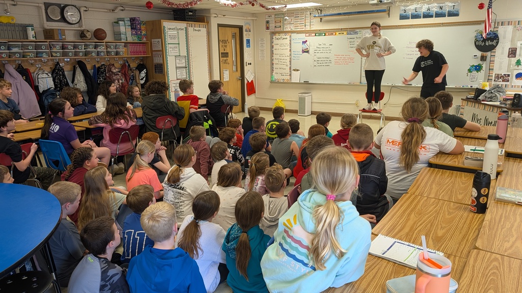 Solomon & Nora Jacobitz performing for the 5th graders