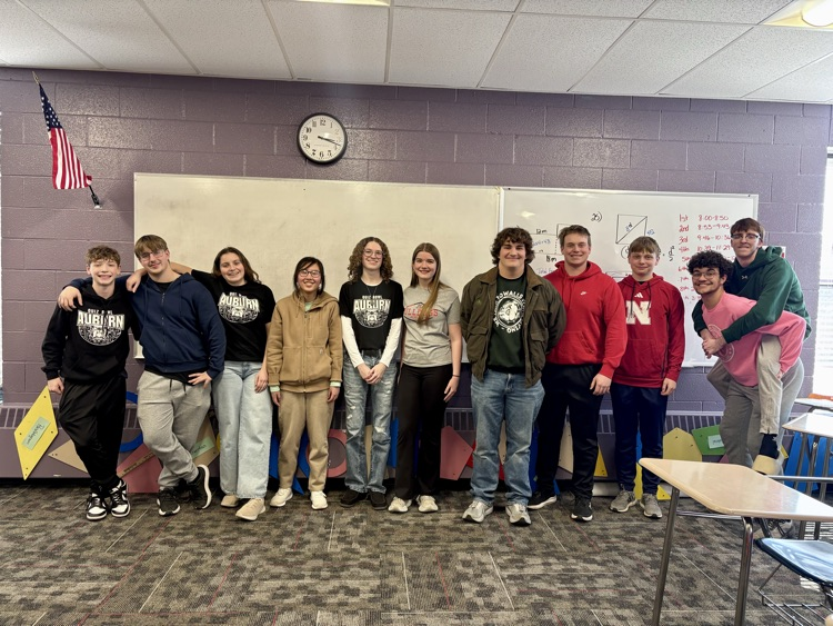 The high school quiz bowl teams placed 1st and 2nd at the JCC Invite!