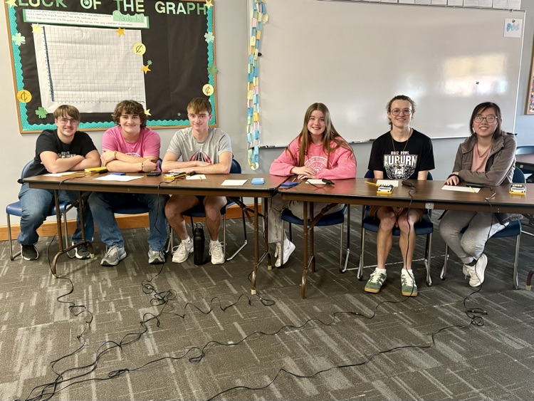 Congratulations to the high school quiz bowl team for winning the first five rounds at Districts! They were one question away from making it to the state tournament. Great job, Bulldogs!