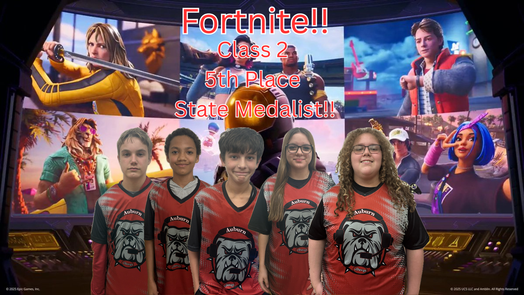 Edawgs Fortnite competed in State this last Saturday and finished 5th Place Finish!!