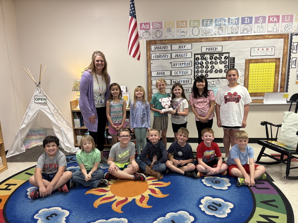Congratulations to Mrs. Flies’ 1st grade class on earning the PBIS Traveling Trophy this week by collecting the most PAWS cards last week! 