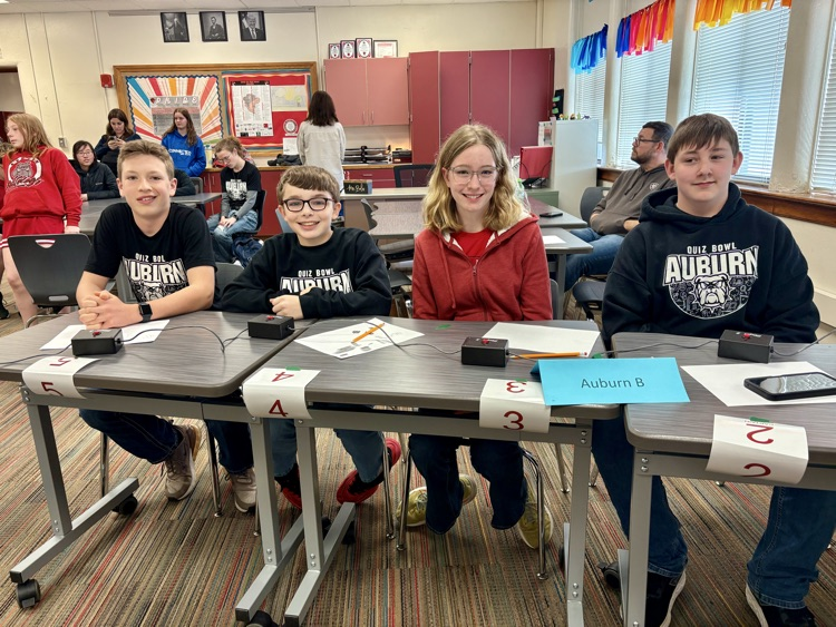 Congratulations to the 7th grade quiz bowl team on their 2nd place finish at the David City competition! The high school team went 5-1 and was the #1 seed going into the tournament.