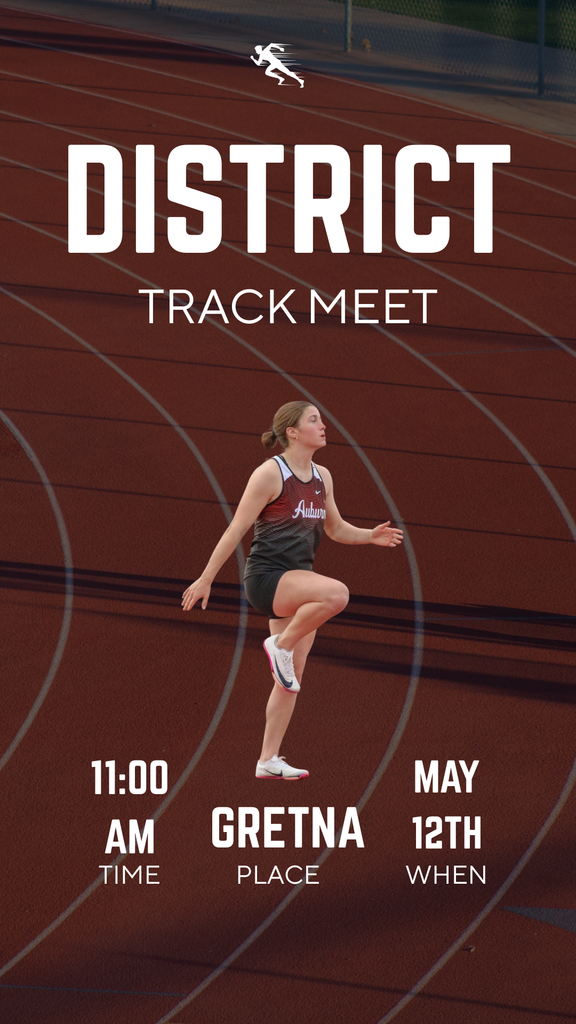 Good luck to the Track & Field athletes competing at districts today!