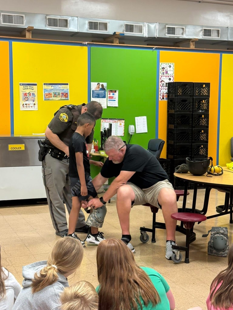 Calvert Elementary would like to extend a sincere thank you to Deputy Casey Moyer and Mayor Chris Erickson for taking the time to visit our students and present sessions on Bike and Scooter Safety. Your willingness to invest in our students and share important safety information in an engaging and meaningful way is greatly appreciated. Opportunities like this help reinforce safe habits and strengthen the connection between our school and community. Thank you again for your time, support, and commitment to the students and families of Calvert Elementary!