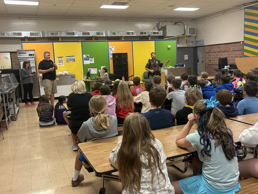 Calvert Elementary would like to extend a sincere thank you to Deputy Casey Moyer and Mayor Chris Erickson for taking the time to visit our students and present sessions on Bike and Scooter Safety. Your willingness to invest in our students and share important safety information in an engaging and meaningful way is greatly appreciated. Opportunities like this help reinforce safe habits and strengthen the connection between our school and community. Thank you again for your time, support, and commitment to the students and families of Calvert Elementary!