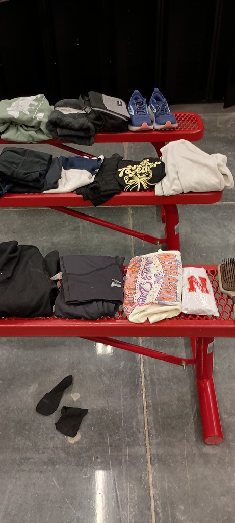 Items left in high school girls locker room