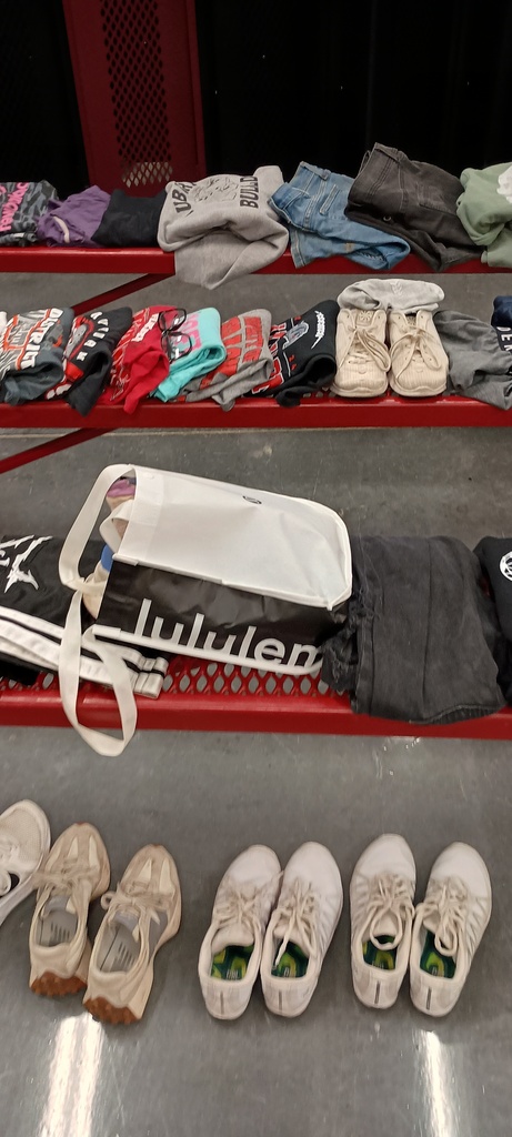 Items left in high school girls locker room