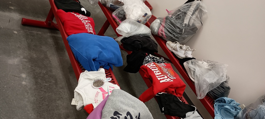 items left in middle school girls locker room