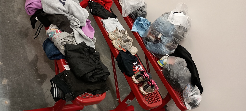 items left in middle school girls locker room