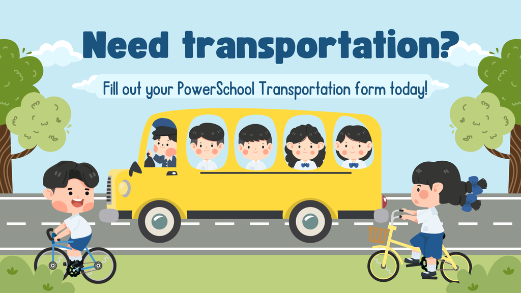 If your child needs bus transportation, please log into your PowerSchool Parent Portal and complete the Transportation Form as soon as possible. This helps our transportation team plan accurate routes and ensures your child is set for pick-up on the first day of school. If you're unable to access your Parent Portal or need help, please contact Hope Kieler at the Central Office at hope.kieler@apsbulldogs.org or call us directly at (402) 274-4830. https://auburn.nebps.org/public/home.html