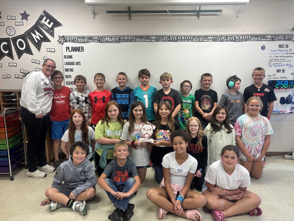  This week’s PBiS Traveling Trophy goes to Mrs. Dunn’s class! 🎉 Our mystery staff member, Mrs. Reeves, was keeping a close eye on Calvert this week to see which class was consistently following our PAWS Expectations—and Mrs. Dunn’s class stood out! 👏 Way to go, Mrs. Dunn’s Class! Your hard work and PAWSitive choices are being noticed! 🎉🏆