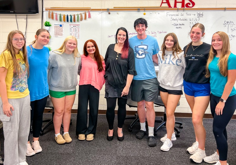 FBLA students with Ashley - Treats by Ashley