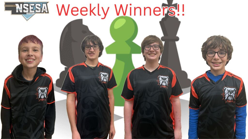 High School Chess Weekly Winners!!