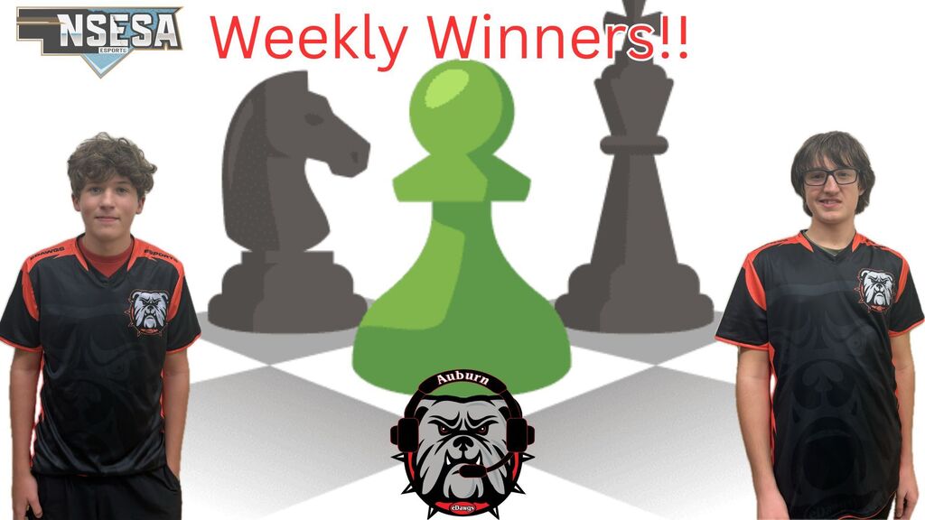 High School Chess Weekly Winners!!