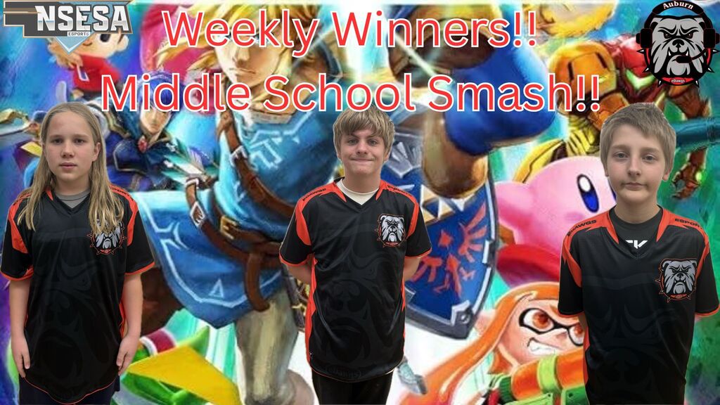 Middle School Smash Weekly Winner!!