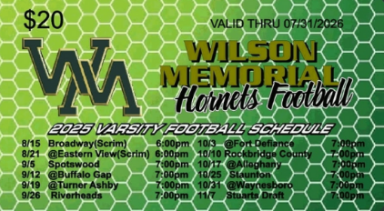 WMHS Football Discount Card