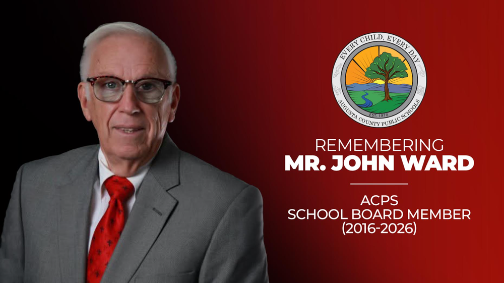 Remembering Mr. John Ward, ACPS School Board Member (2016-2026)