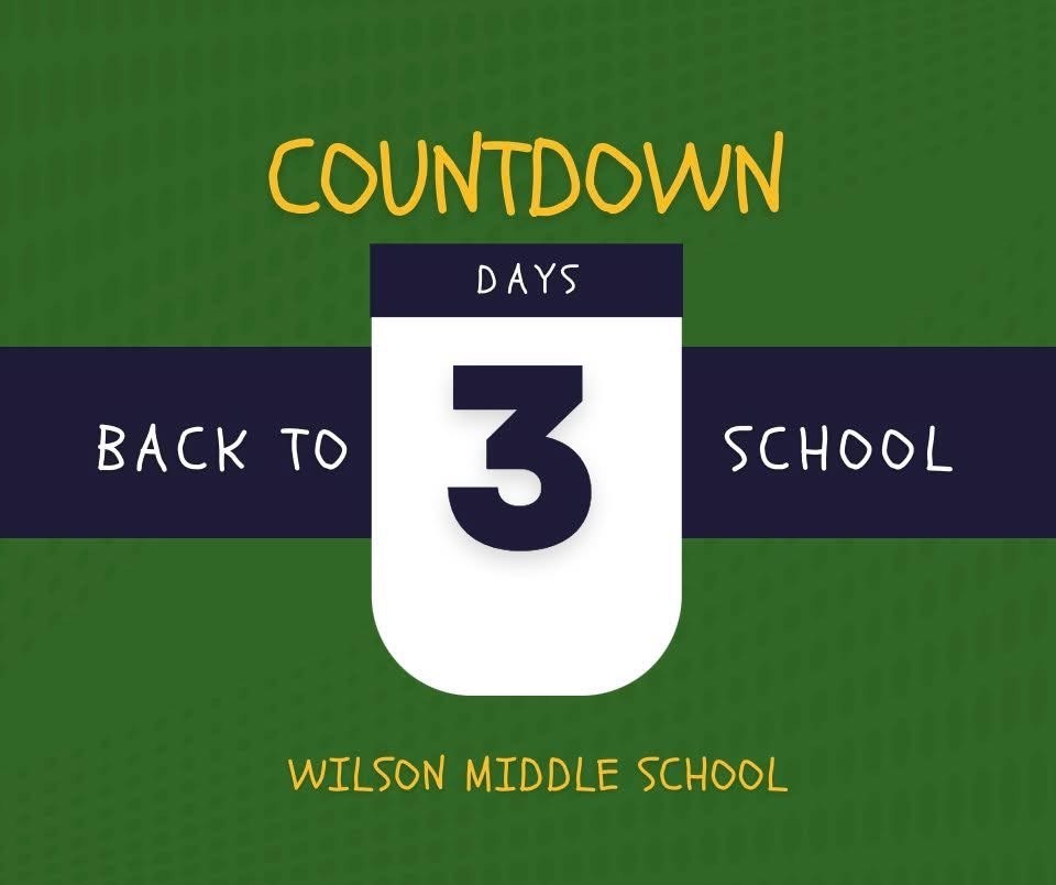 3 days back to school countdown